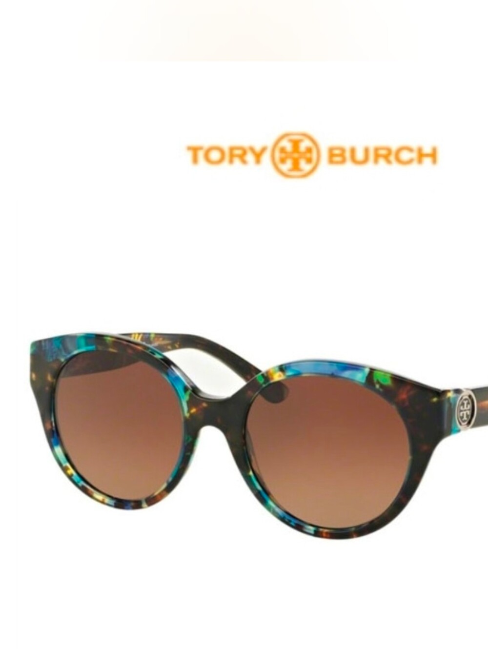 Tory Burch Sunglasses TY7087 Tortoise Bleu And Brown